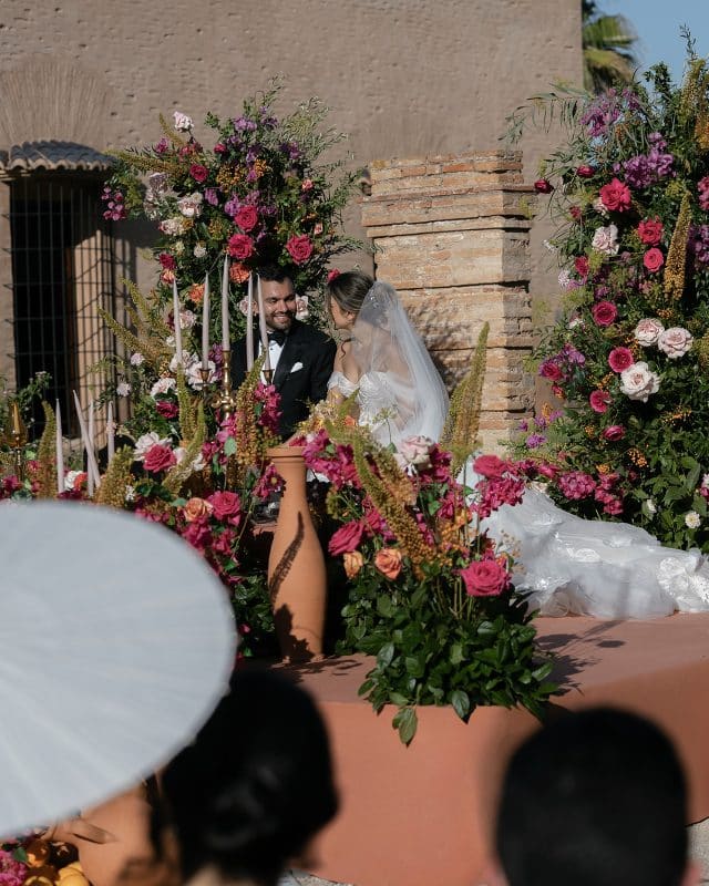 Persa wedding in Spain. Sofreh. Cartuja de Ara Christi