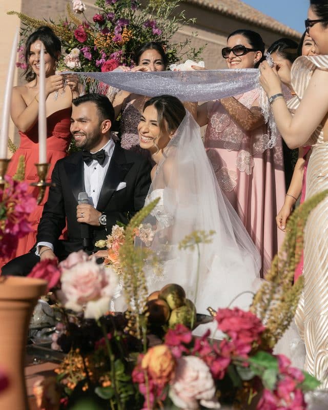 Persian wedding in Spain. Sofreh. Cartuja de Ara Christi